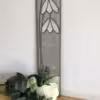 Rennie Mackintosh style stained glass effect mirror art nouveau handmade gift Snowdrops 10x40cm (3.74x15.75inches) - Image 2