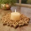 Laser cut mandala candle holder, Layered mandala decor, Candle holder template, Vector svg, ai, eps, pdf, dwg, dxf, cdr Cutting File - Image 4