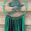 Spinning Witch On Broom Wall Hanging, Black and Green or Black and Purple Witch Flying Silhouette, Pagan Decorations Gift, Valentine - Image 2