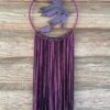 Spinning Witch On Broom Wall Hanging, Black and Green or Black and Purple Witch Flying Silhouette, Pagan Decorations Gift, Valentine - Image 3